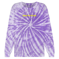 Basic Logo Longsleeve Shirt - Purple Tie Dye-Odd Future