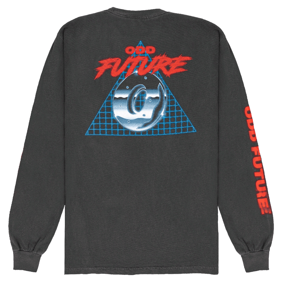 Futuristic O Long Sleeve - Dark Grey-Odd Future