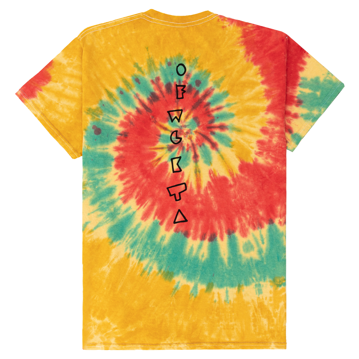 Cats Meow Tie Dye Tee - Yellow-Odd Future