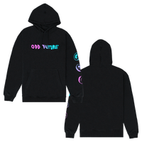 Scribble Pullover Hoodie - Black-Odd Future