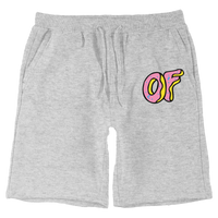 OF Classic Logo Fleece Shorts - Heather Grey-Odd Future