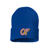 Classic Logo Foldover Beanie - Blue-Odd Future