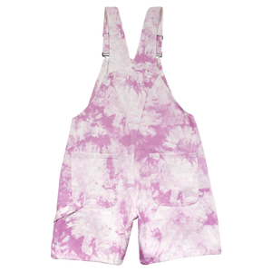 Women's Tie Dye Overalls - Pink/White-Odd Future
