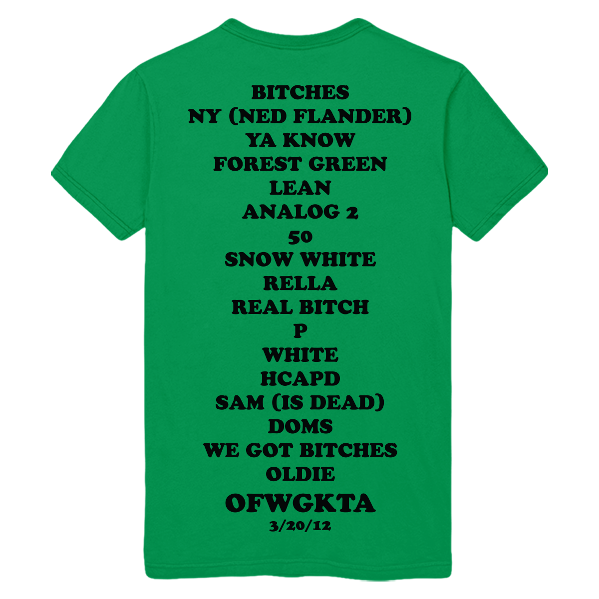 Vol. 2 Tee ‚Äì Green-Odd Future