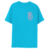 Stacked LA T-shirt - Turquoise-Odd Future