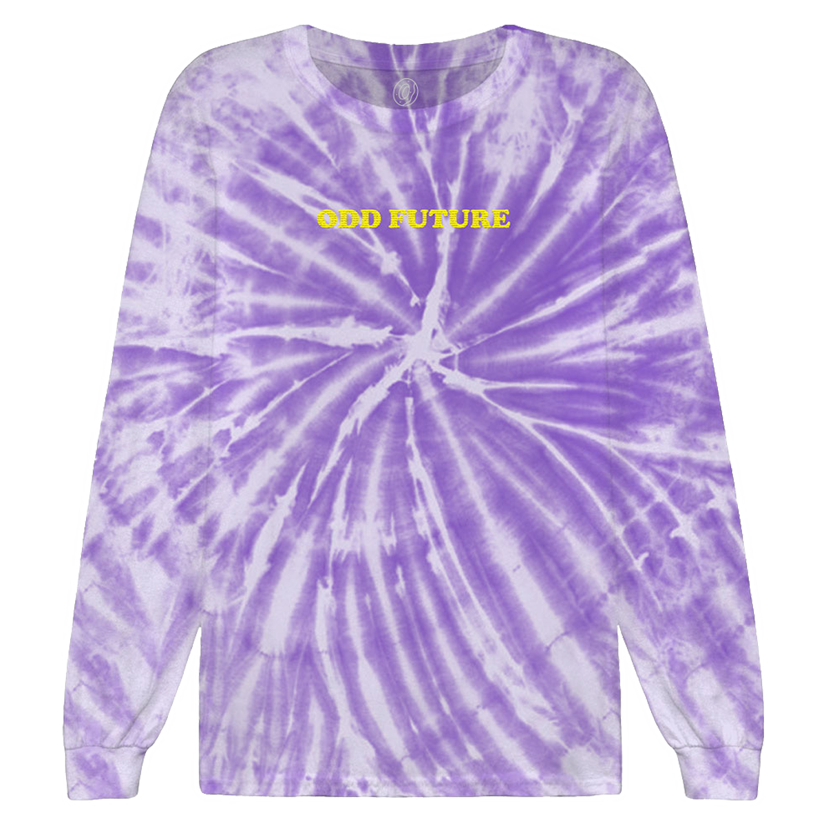 Basic Logo Longsleeve Shirt - Purple Tie Dye-Odd Future
