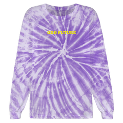 BasicLogoLSShirtPurpTieDyefron