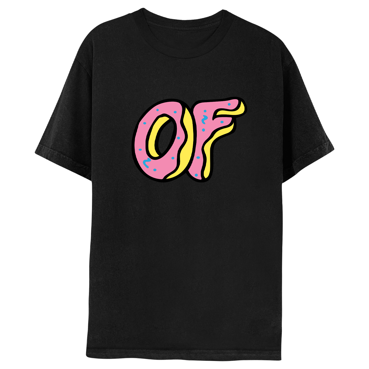 Donut Large Logo T-shirt - Black-Odd Future