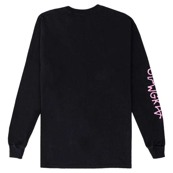 早い者勝ち VAWS Graffiti Long Sleeve T-Shirt ODF101894OFGraffitiLSBlkback_6