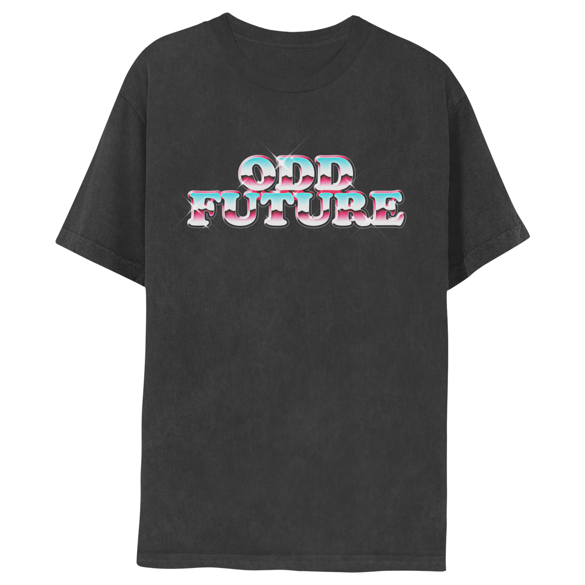 Chrome Logo T-shirt - Black-Odd Future