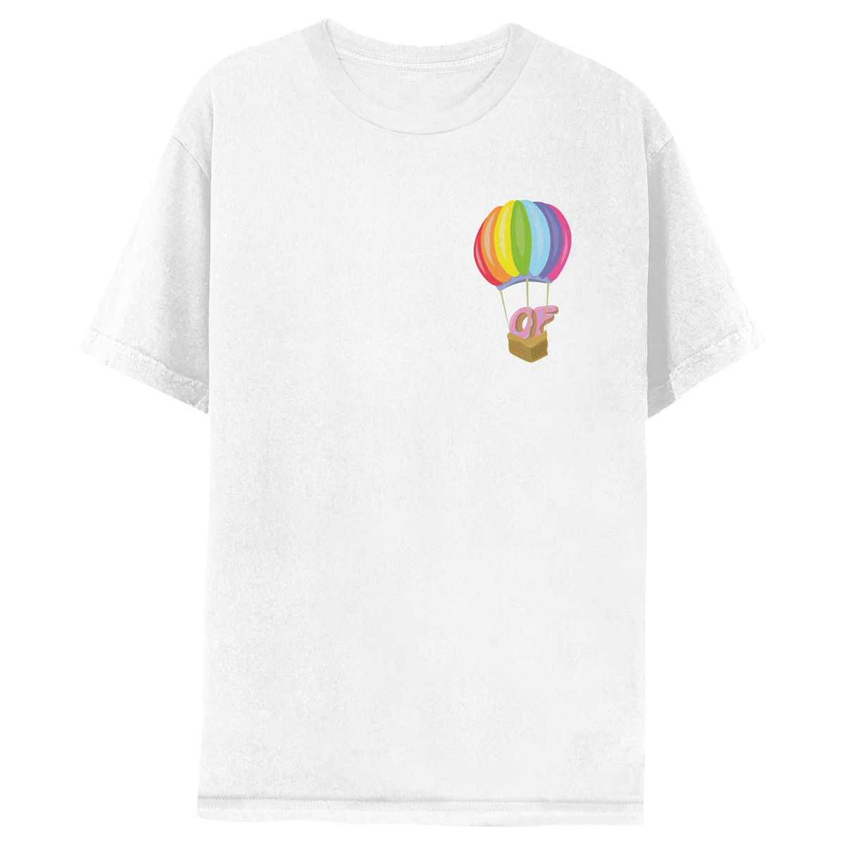 Hot Air Balloon T-shirt - White-Odd Future