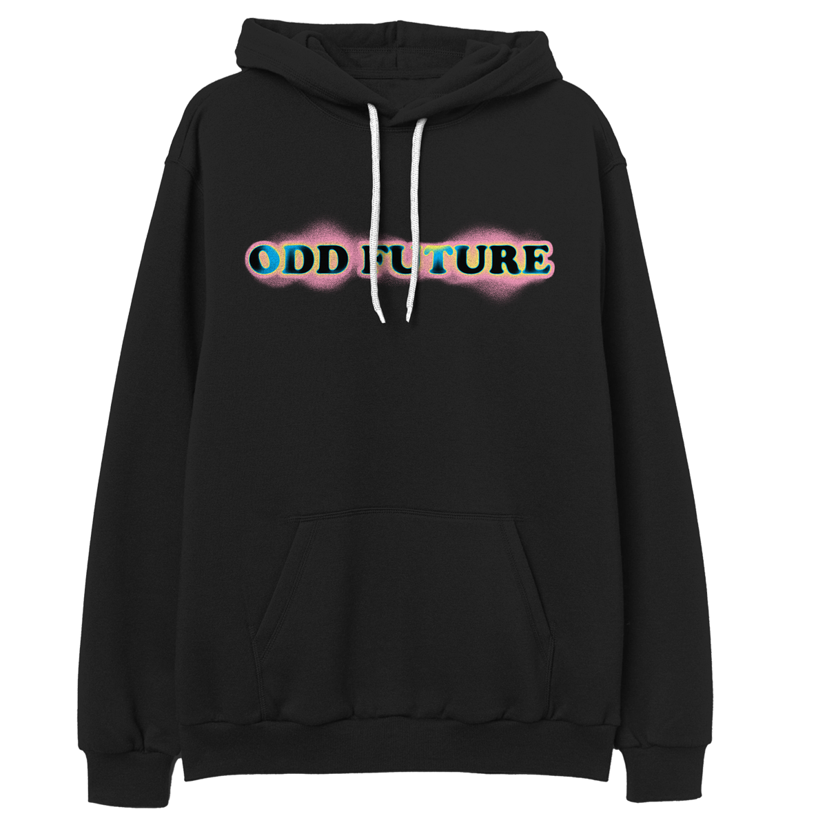 Spray Paint Stencil Pullover Hoodie - Black-Odd Future