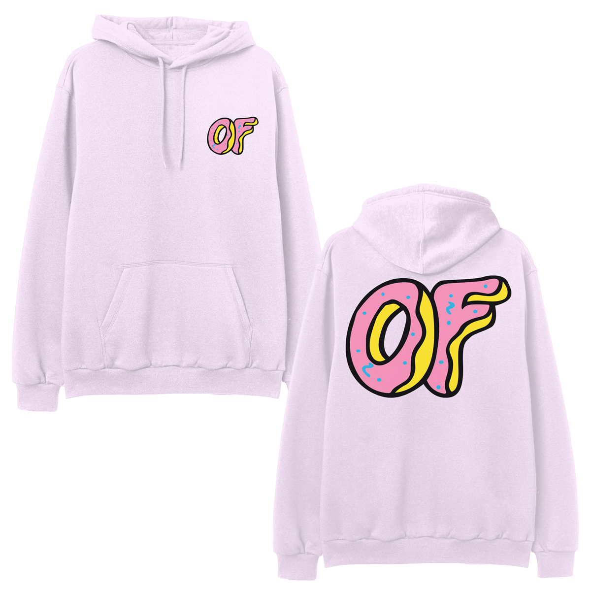 OF Classic Logo Pullover Hoodie - Pink-Odd Future