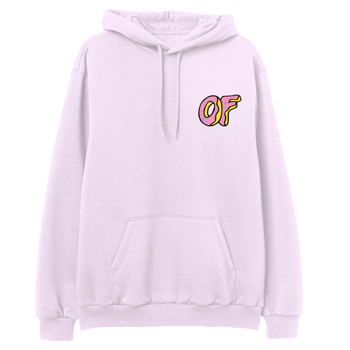 OF Classic Logo Pullover Hoodie Pink