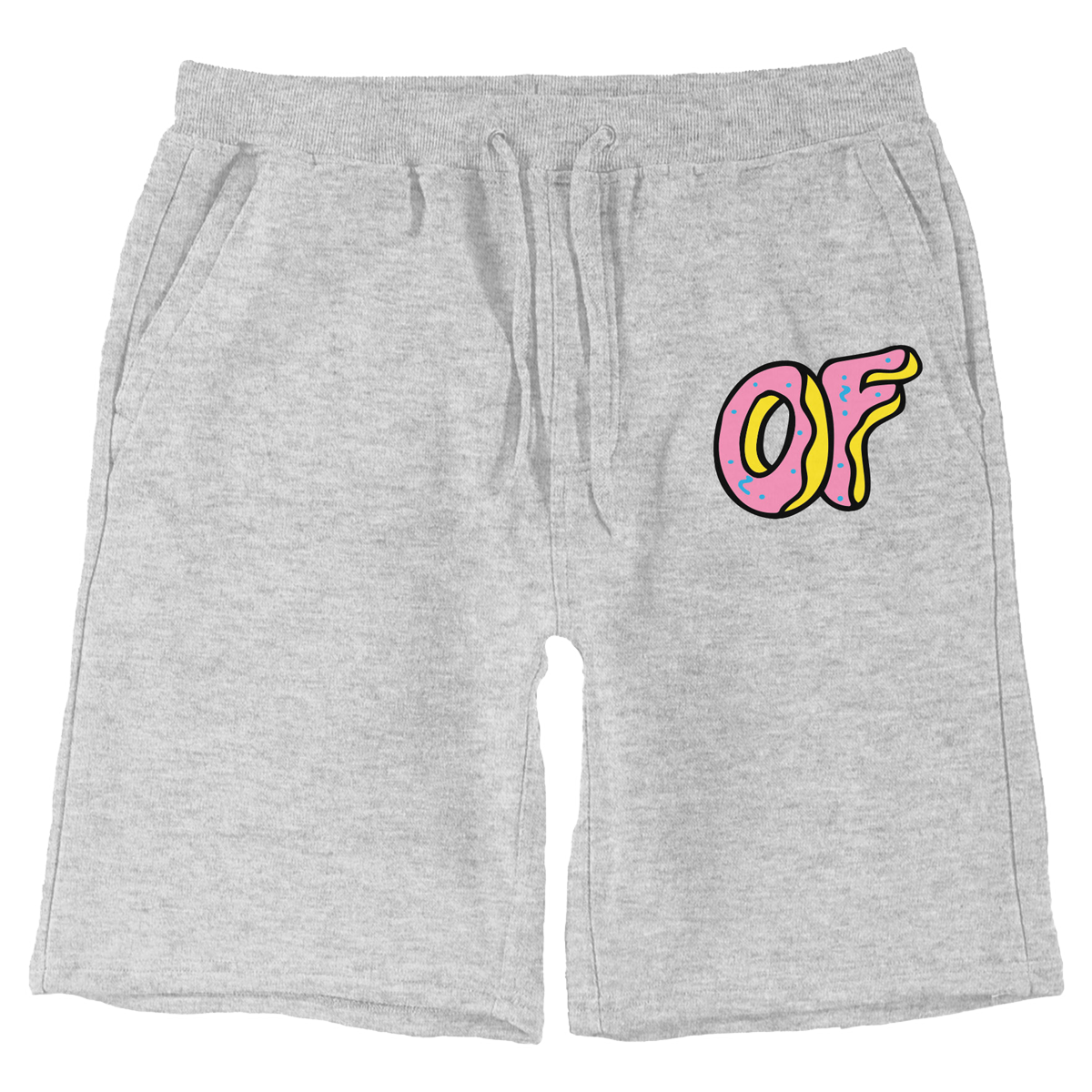 OF Classic Logo Fleece Shorts - Heather Grey-Odd Future