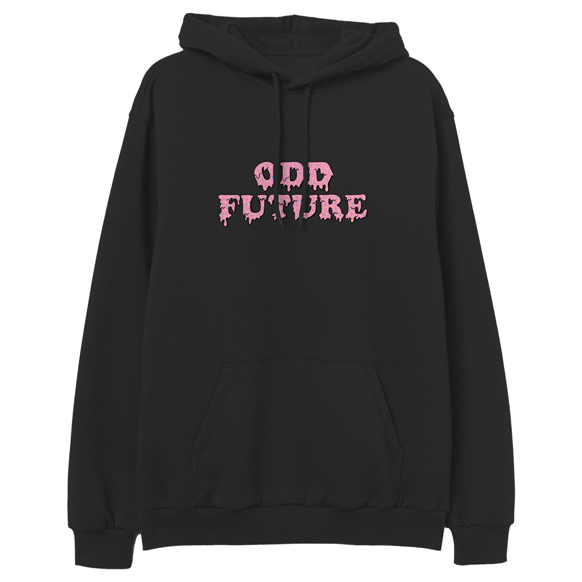 Drip Logo Hoodie - Black-Odd Future