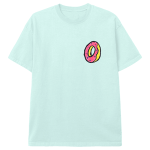 Donut Sketch T-shirt - Celadon-Odd Future