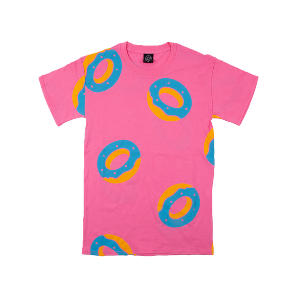 Odd future allover donut pink hoodie hotsell