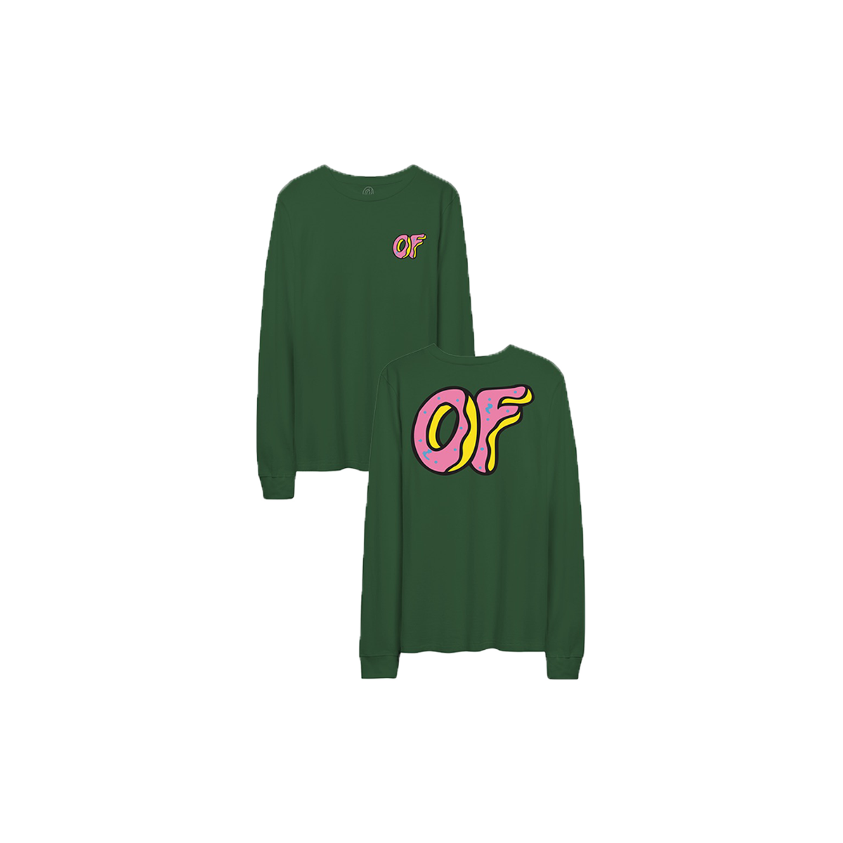 OF Sprinkles Longsleeve - Green - Odd Future OFWGKTA