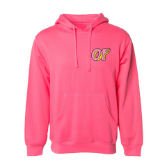 Odd future colorblock pink & hot sale white hoodie