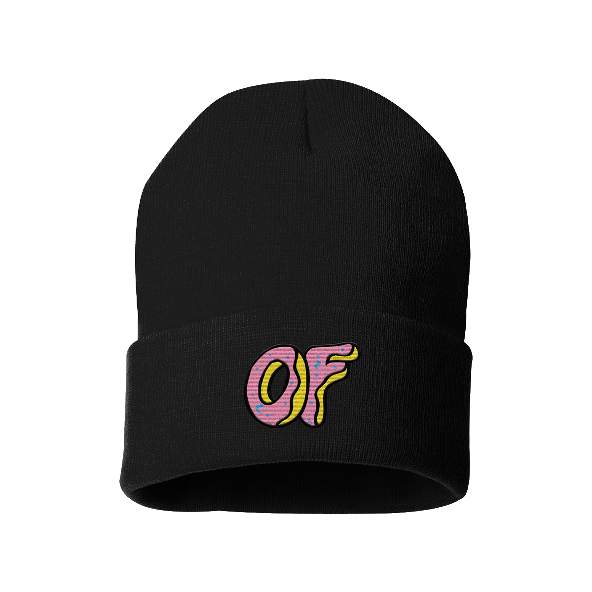 OFF ROUNDED BEANIE in black