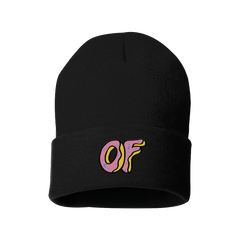 Odd Future Classic Logo Fold-Over Beanie – Black - Odd Future
