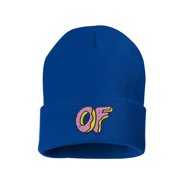 Odd Future Classic Logo Fold-Over Beanie – Blue - Odd Odd Future Classic Logo Fold-Over Beanie – Blue - Odd