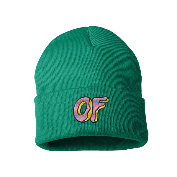 Odd Future Classic Logo Fold Over Beanie Ai Green Odd Future OFWGKTA