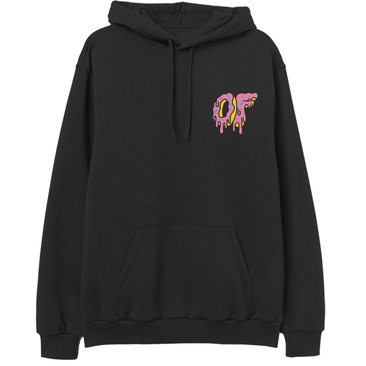 Dripping Logo Hoodie Black Odd Future OFWGKTA