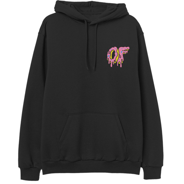 Dripping Logo Hoodie Black Odd Future OFWGKTA
