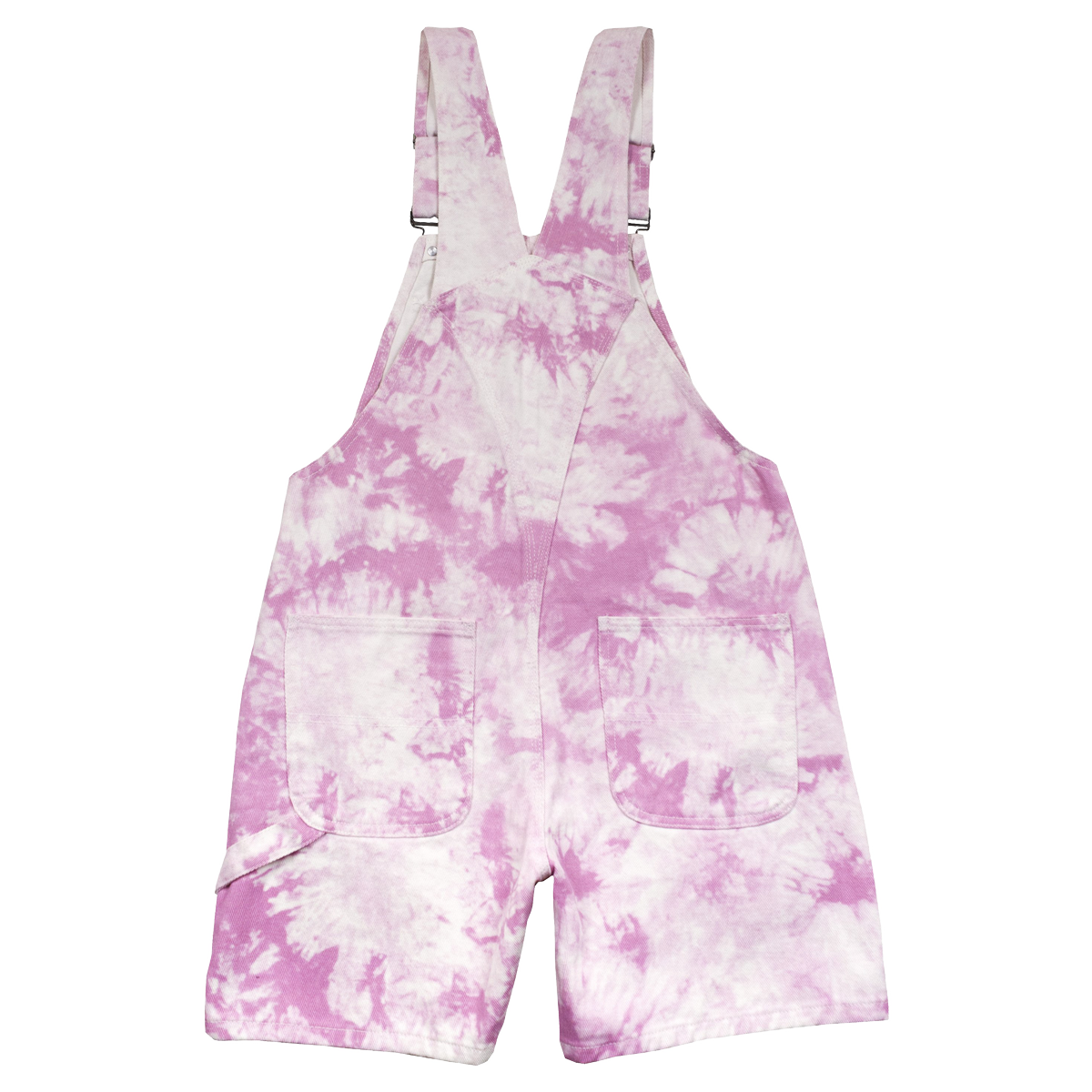 Women's Tie Dye Overalls - Pink/White-Odd Future