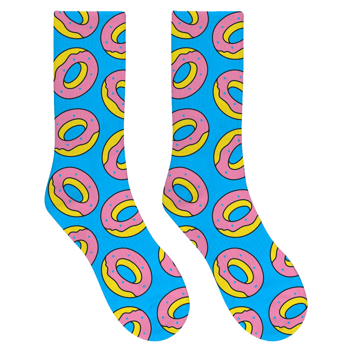 Allover Donut Socks - Blue-Odd Future