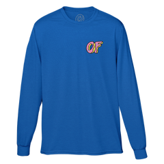 odd future dress shirt Classic Logo Long Sleeve shirt 100% cotton Rib knit collar Screenprinted front and back Odd Future 10 Year Anniversary