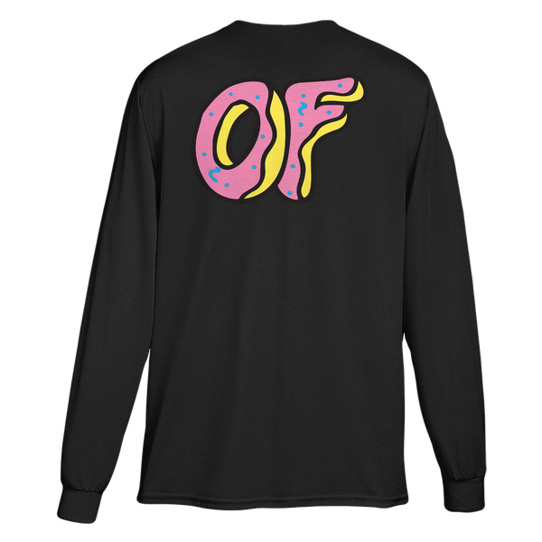 odd future dress shirt Odd Future Classic Logo Long Sleeve – Black OFWGKTA Tee