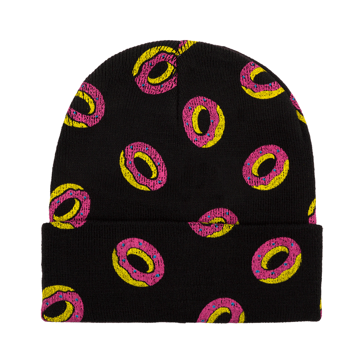 OF Allover Print Beanie - Black - Odd Future OFWGKTA