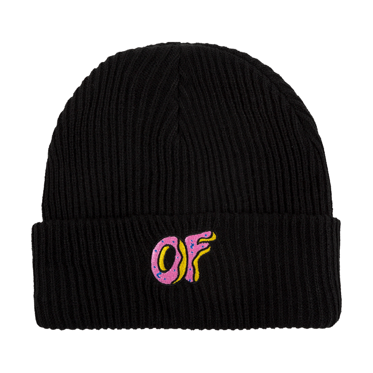 OF Black Cuff Beanie - Odd Future OFWGKTA