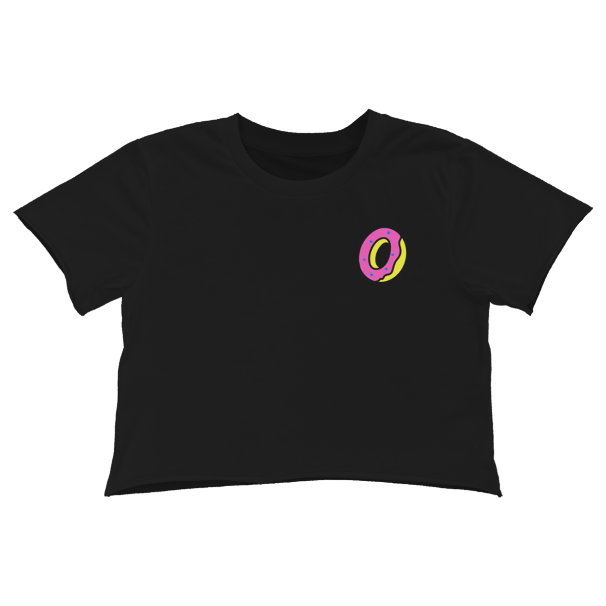 Rainbow Checkerboard Crop Shirt Black Odd Future OFWGKTA