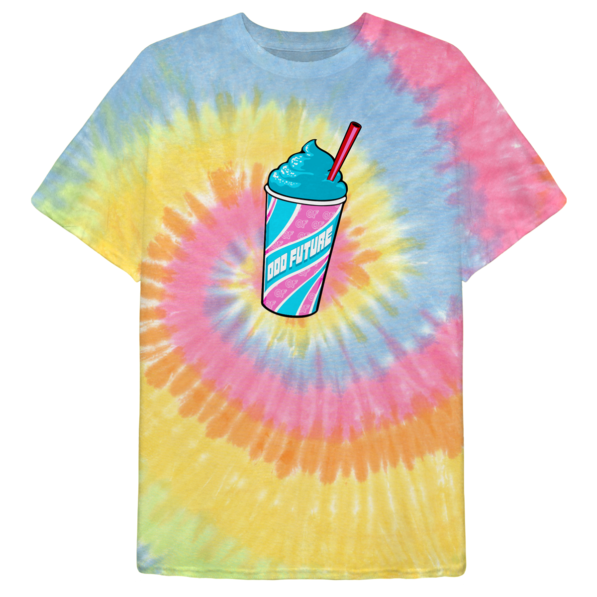 Slurp T-shirt - Pastel Tie Dye - Odd Future OFWGKTA