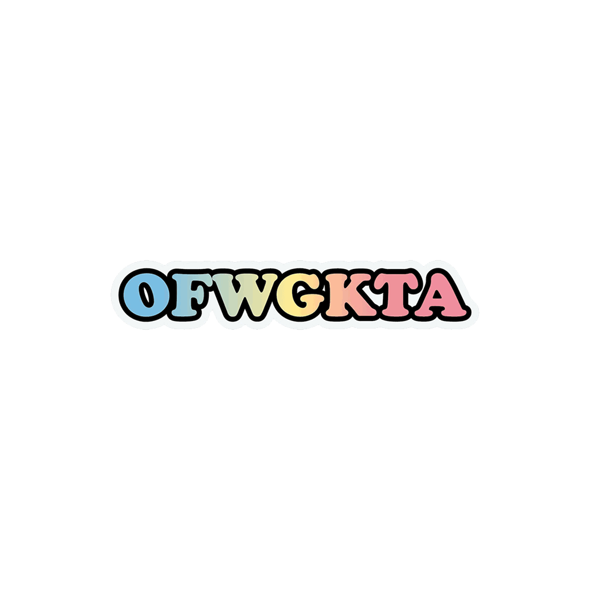 OFWGKTA Fade Sticker